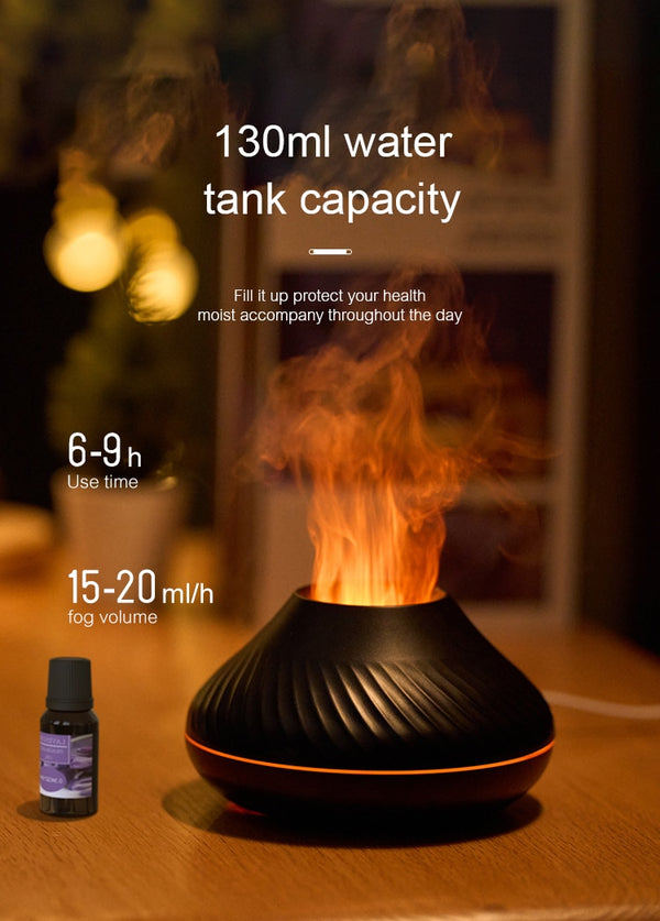 Volcanic Flame Aromatherapy Humidifier