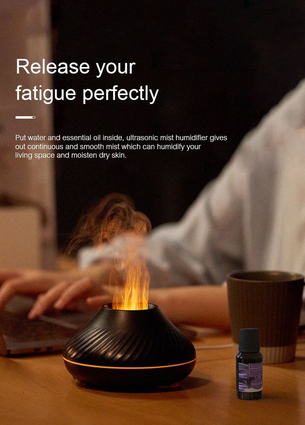 Volcanic Flame Aromatherapy Humidifier