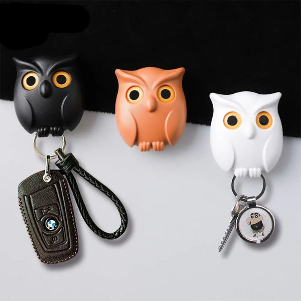 Night Owl Magnetic Keychain