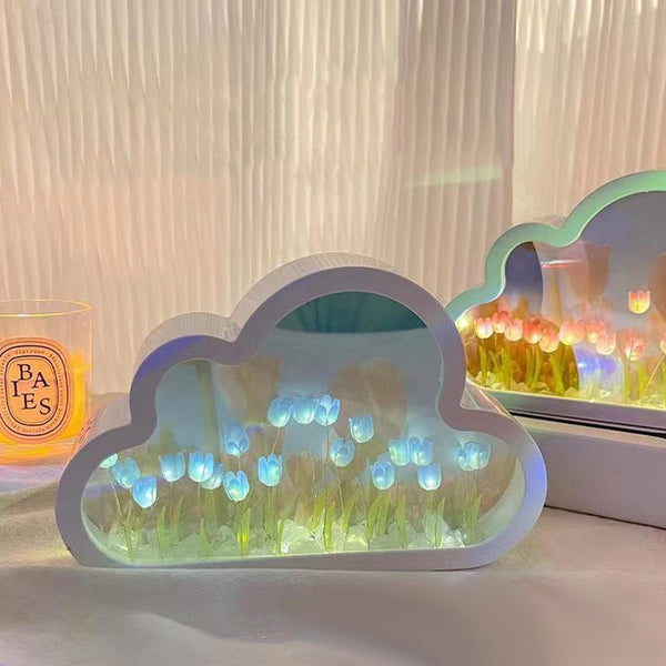 Cloud Tulip LED Mirror Lamp