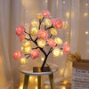 LED Table Lamp Light Rose Flower Tree