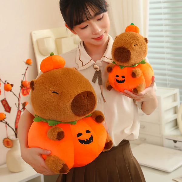 Pumpkin Capybara Plush