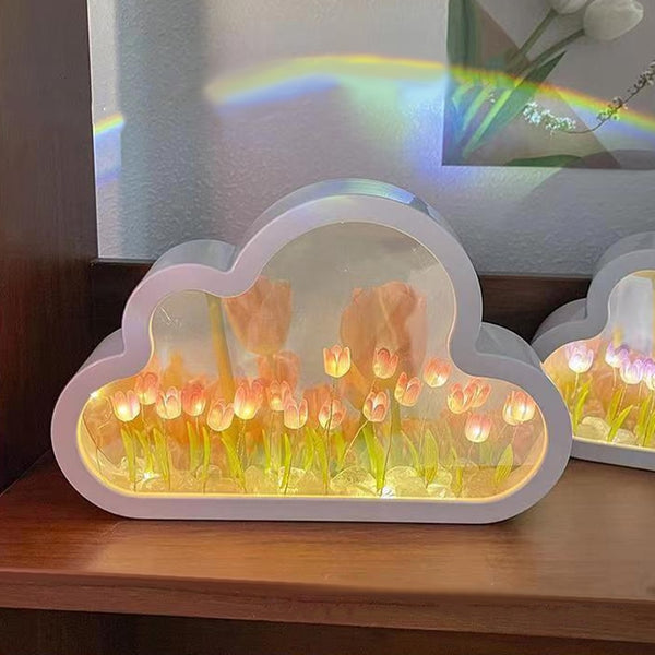 Cloud Tulip LED Mirror Lamp