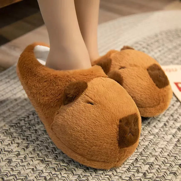 Capybara Plush Slippers