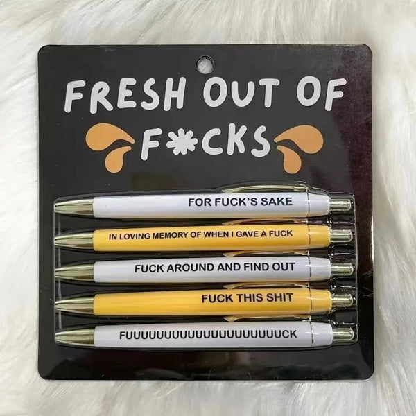 5PCS/Set Funny Pen Set