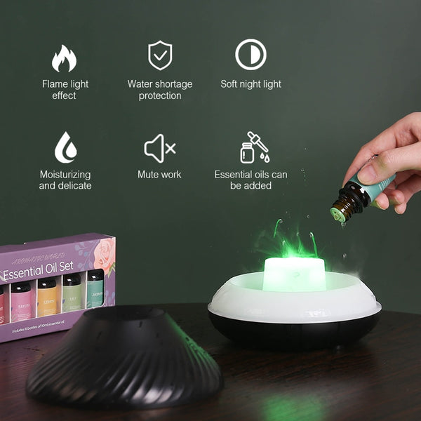 Volcanic Flame Aromatherapy Humidifier