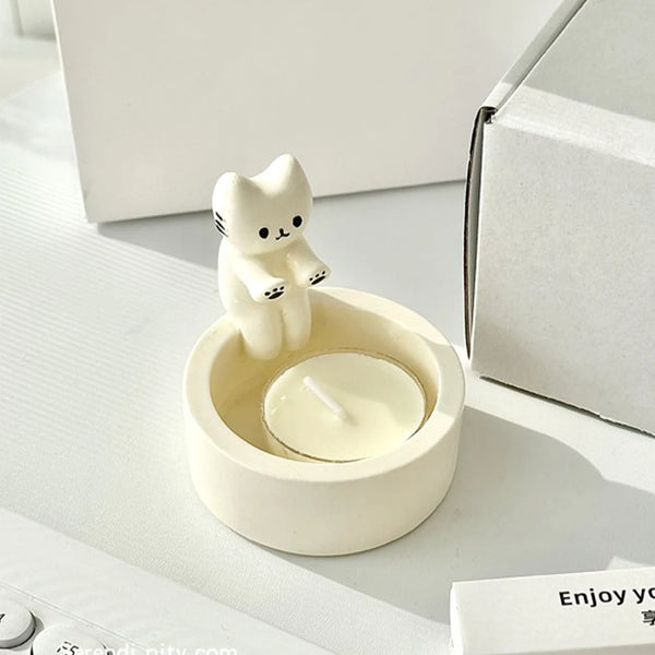 Cat Candle Holder