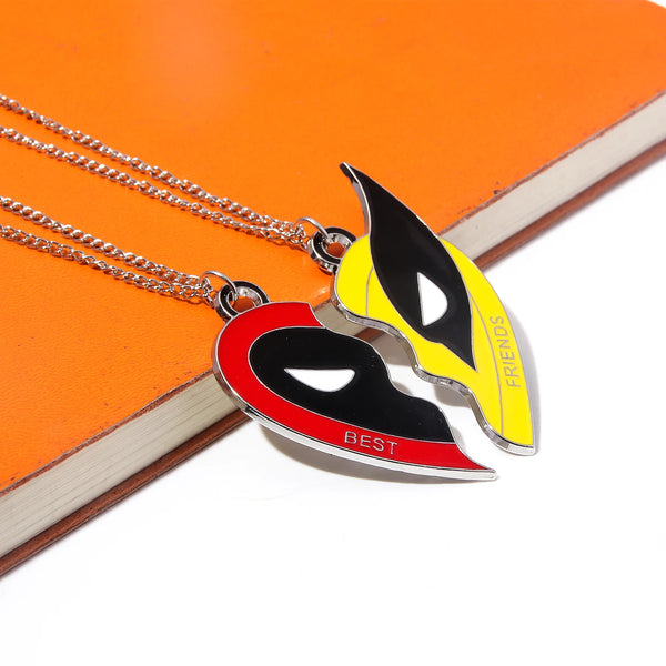 Deadpool and Wolverine Best Friends Necklace