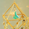 Hanging Sun Catcher Crystal Teardrop Chandelier