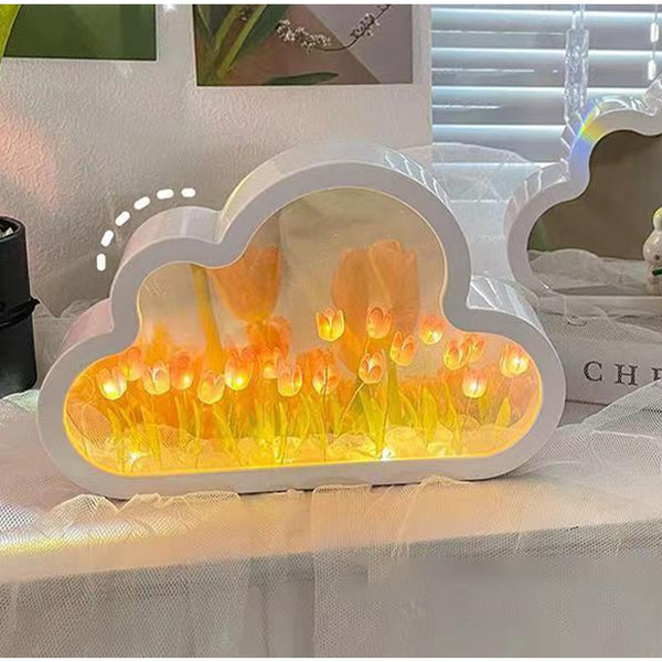 Cloud Tulip LED Mirror Lamp