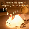 Squishy Big Face Bunny Lamp