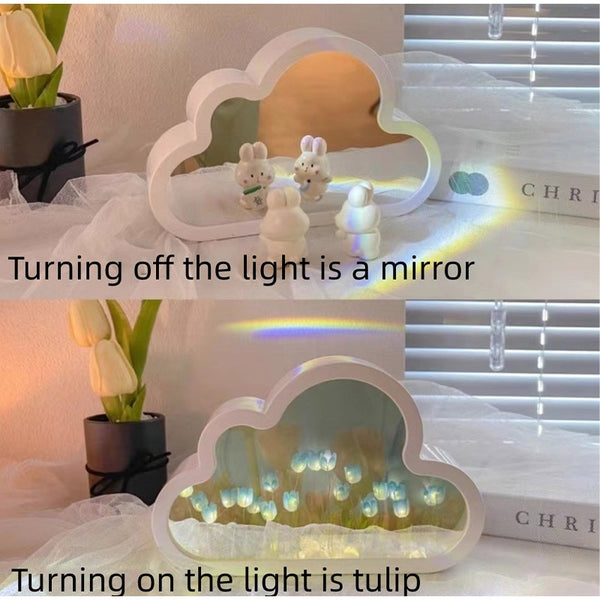 Cloud Tulip LED Mirror Lamp