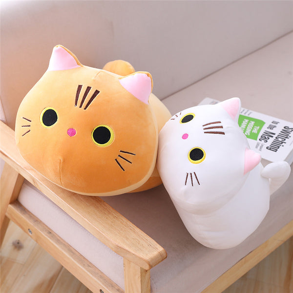 25/100cm Cute Soft Cat Plush Pillow