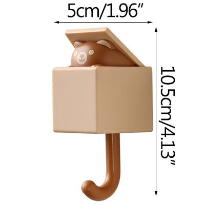 Hidden Cat Wall Hanging Hook