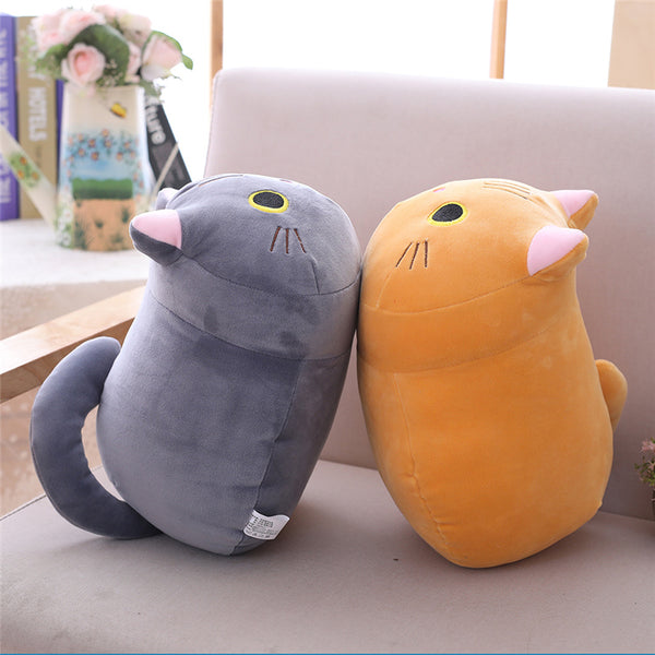 25/100cm Cute Soft Cat Plush Pillow