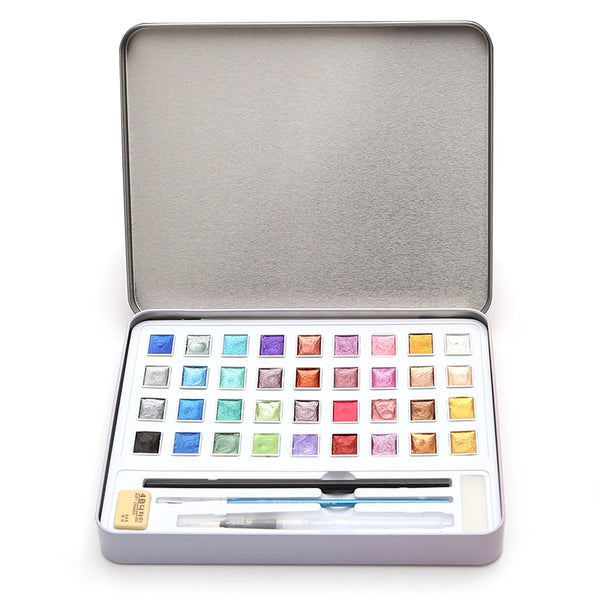 Metallic Watercolor Painting Set