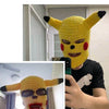 Knitted Pikachu Mask