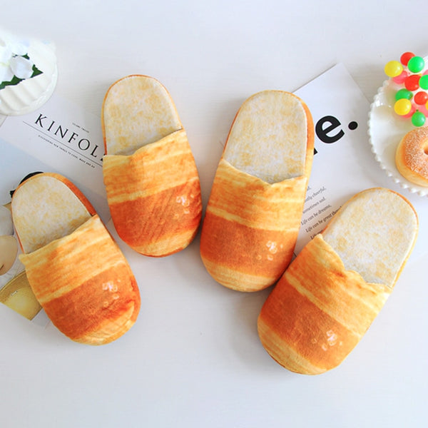 Bread Cotton Slippers