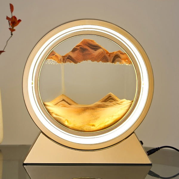 3D Hourglass LED Lamp Quicksand Moving Art