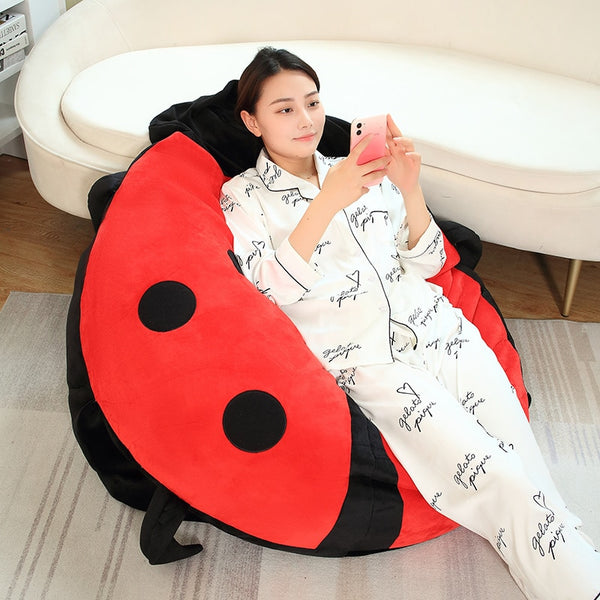 Wearable Stuffed Ladybug Shell