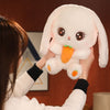 Long Ear Rabbit Carrot Plush