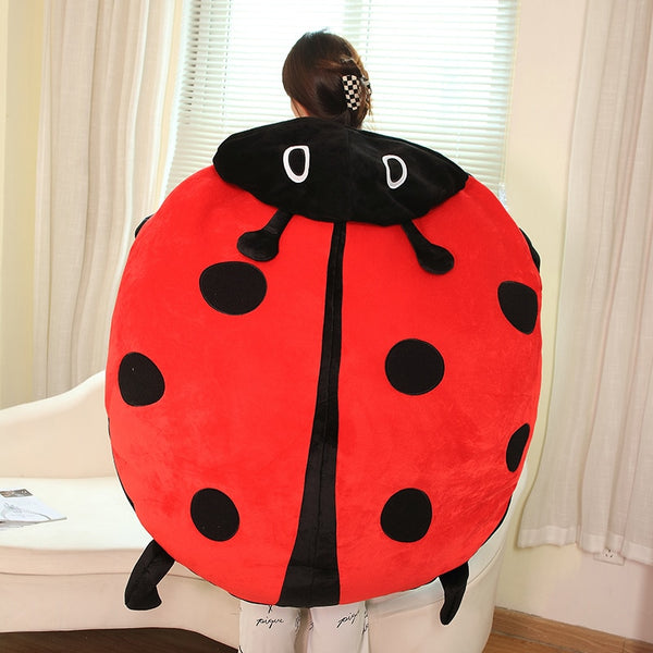 Wearable Stuffed Ladybug Shell