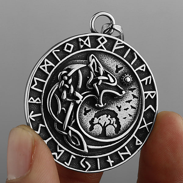 Vikings Wolf Fenrir Necklace