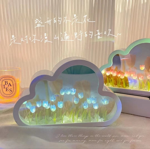 Cloud Tulip LED Mirror Lamp