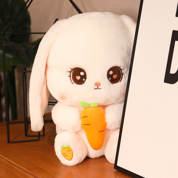 Long Ear Rabbit Carrot Plush