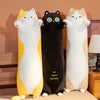 Long Cat Stuffed Squish Plush Pillow