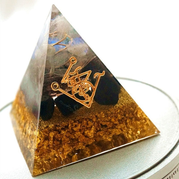 Orgonite Natural Crystal Pyramid