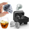 3D Skull Silicone Mold DIY Ice Maker Tray