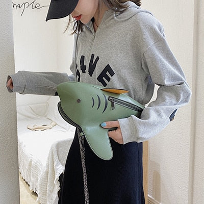 Large Shark Crossbody Bag