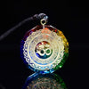 Orgonite Pendant Sri Yantra Necklace