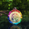 Orgonite Pendant Sri Yantra Necklace