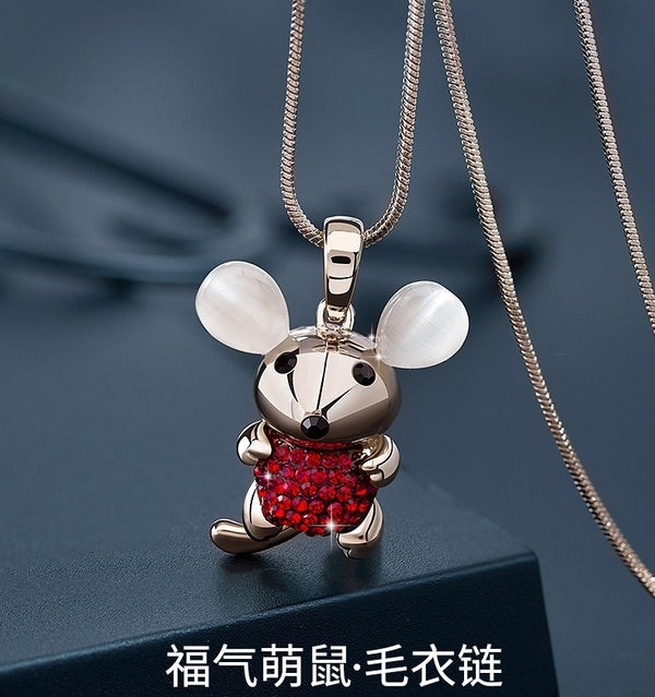 Little mouse necklace