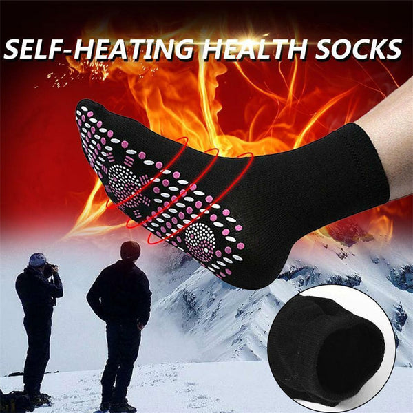 Self-heating Magnetic Socks