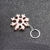 Portable 18 In 1 Mini Snowflake Multi Pocket Tool