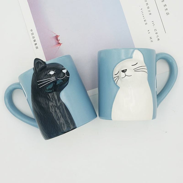 3D Kiss Me Cat Mug