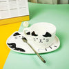 Ceramic Cat Mug Set With Tea Spoon