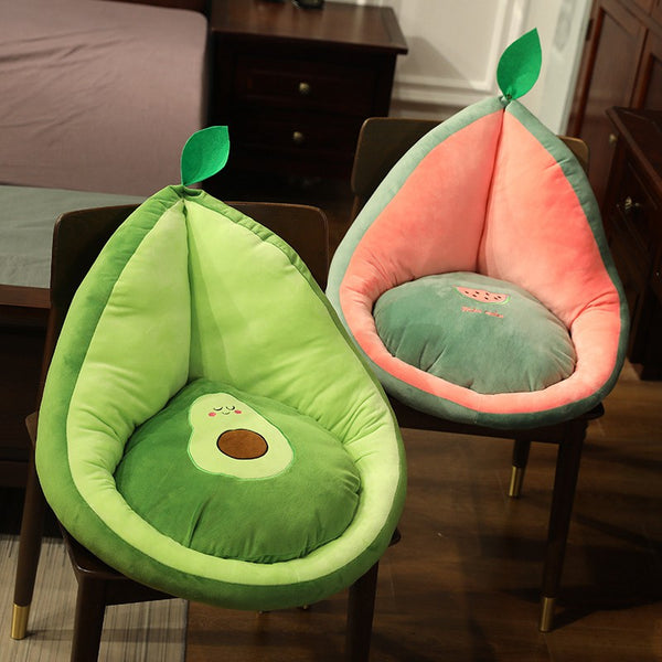 Avocado Plush Seat Cushion