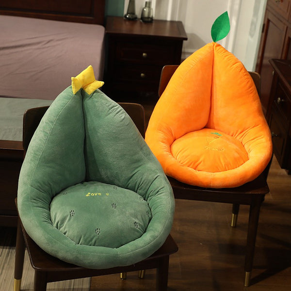 Avocado Plush Seat Cushion