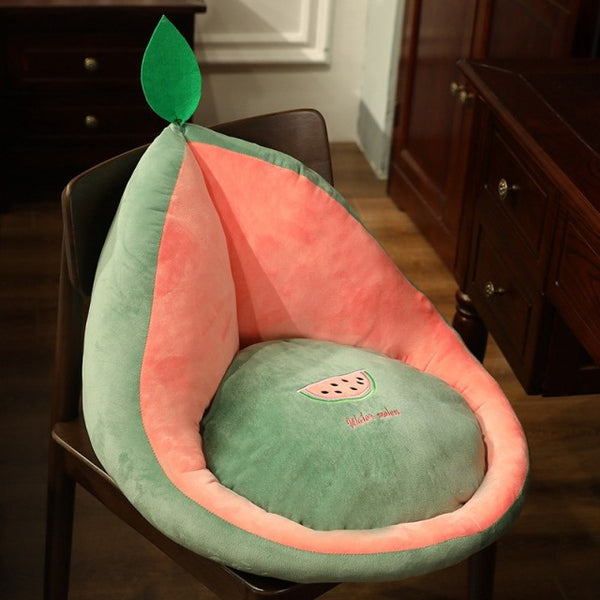 Avocado Plush Seat Cushion