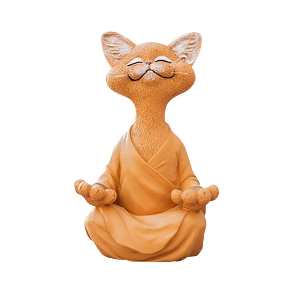 Happy Buddha Cat