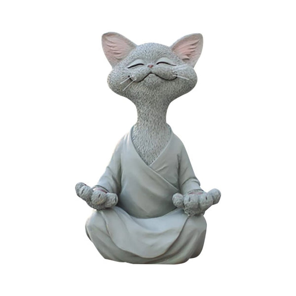 Happy Buddha Cat