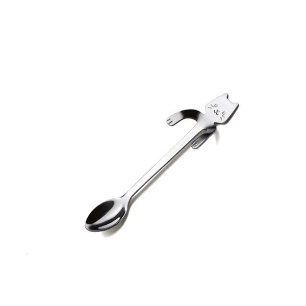 Stainless Steel Cat Tea Spoon