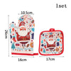 2pcs/set Christmas Baking Anti-Hot Gloves Pad