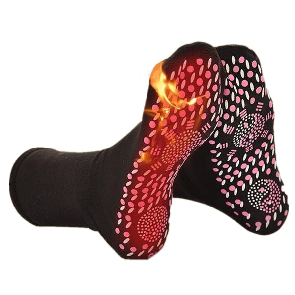 Self-heating Magnetic Socks