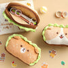 Hamburger Plush Pencil Case